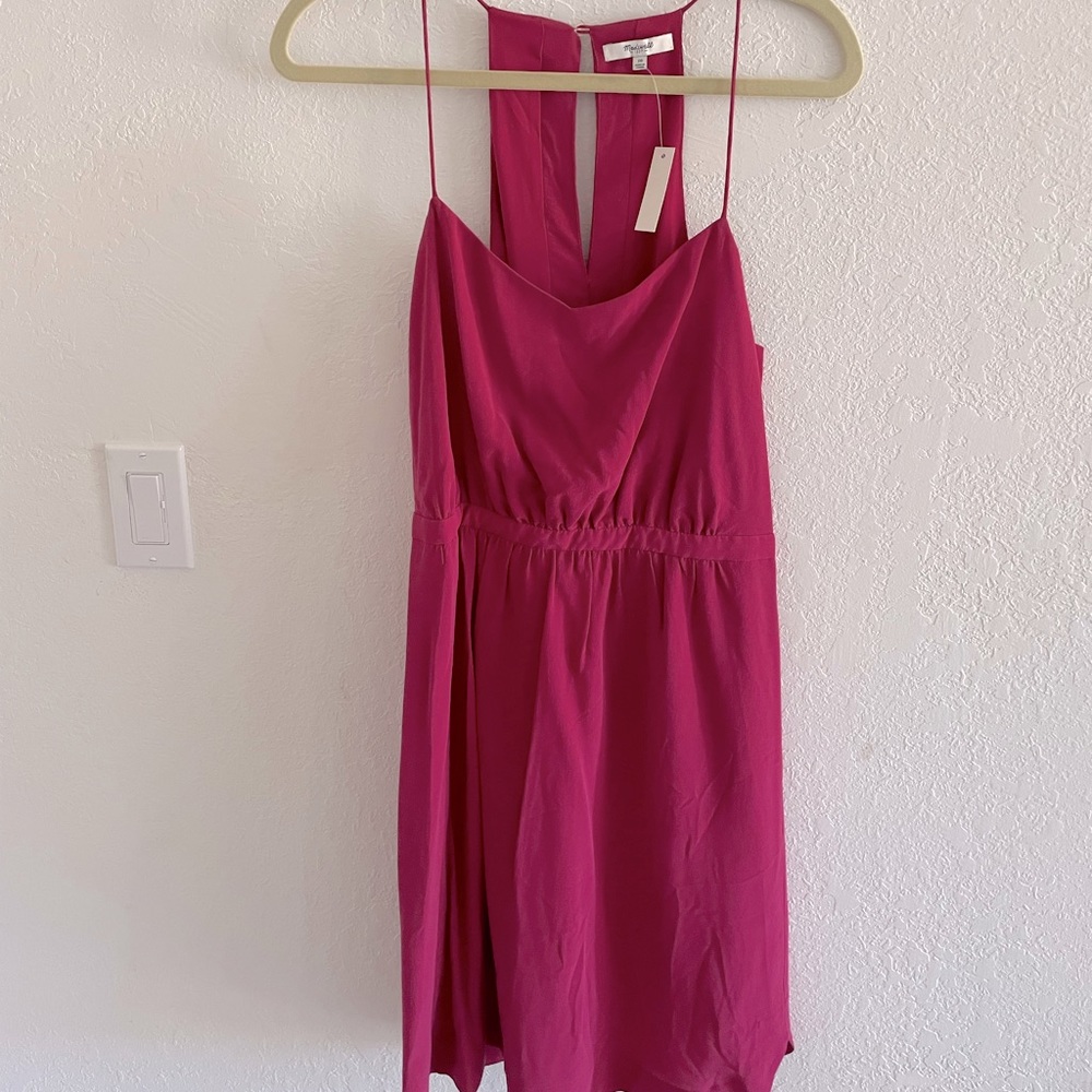 NWT Bold Jewel Toned Madewell Pink Dress